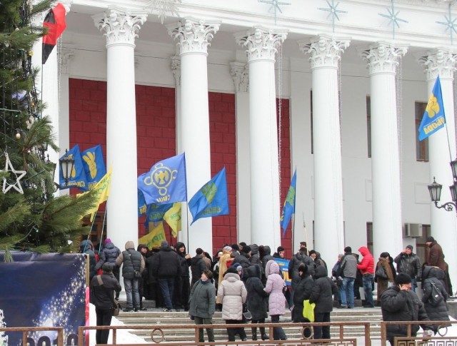 В Одесі... Фото 2 Пікетування мерії 21 грудня 2012 року