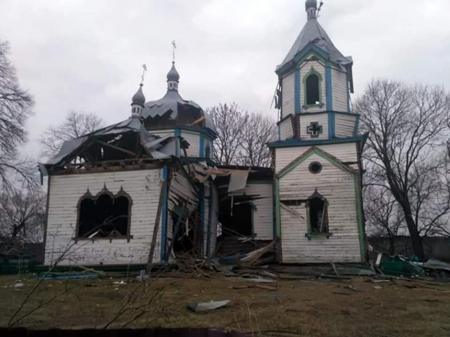 7 березня в селі В'язівка на Житомирщині російські загарбники знищили церкву (Покровську) Різдва Пресвятої Богородиці, побудовану в 1862 році