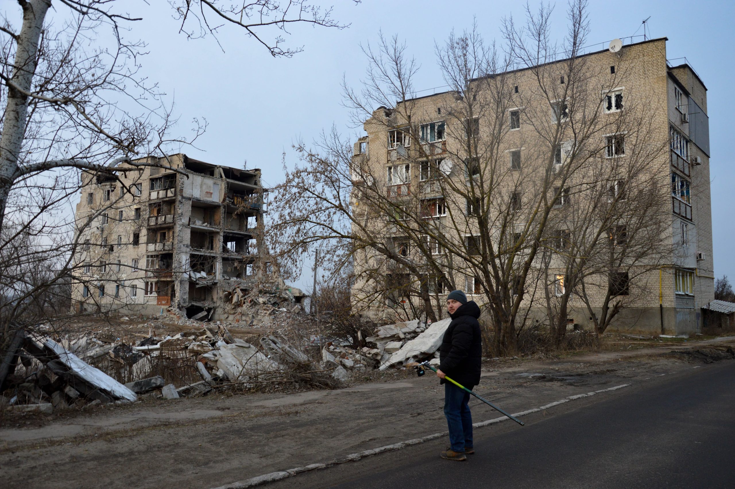 Izyum, Kharkiv region. 2 Pokrovska Street. Photo was taken on on Jan 17, 2023 by Yuliia Gush.